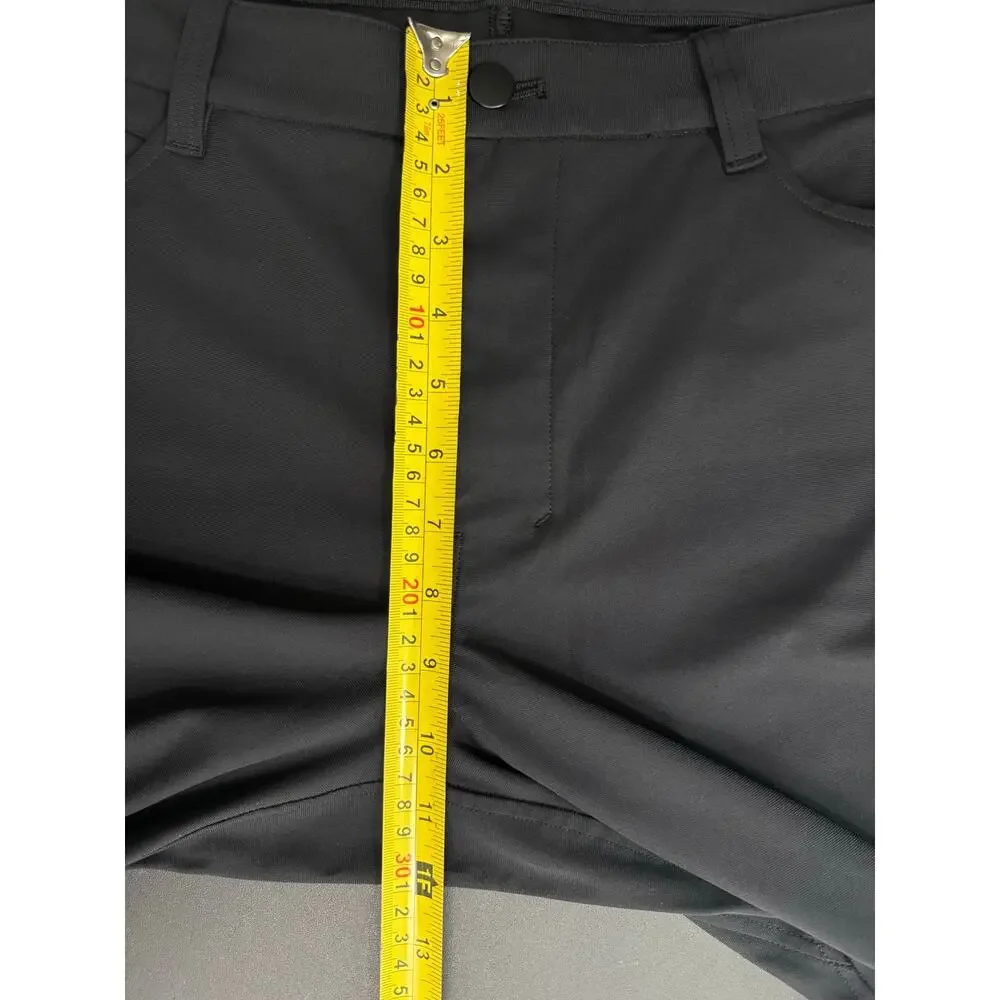 Lululemon ABC Slim Fit 5 Pocket Pant Mens 36x29 Black Warpstreme Stretch Casual